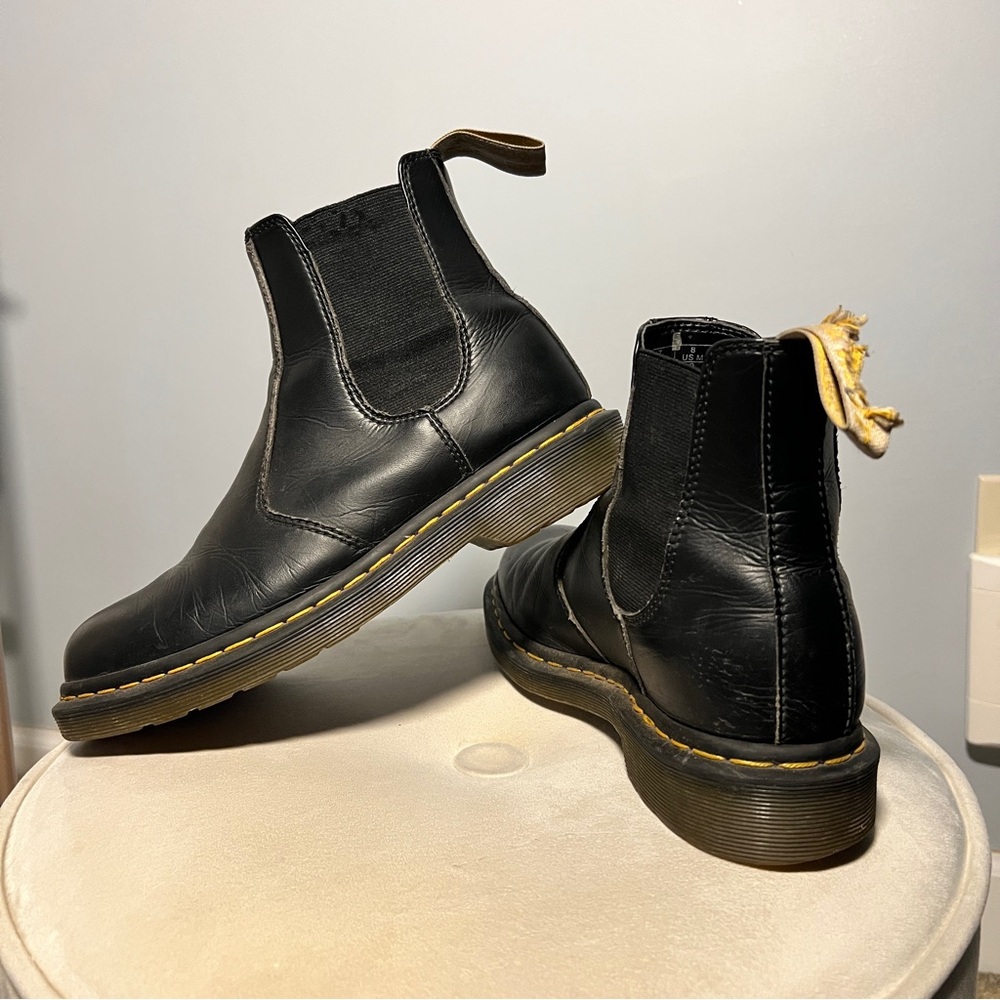 Dr. Martens Black *VEGAN Leather* Chelsea Boots